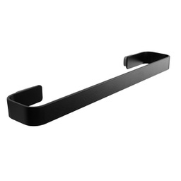 [98376] Portasalviette in acciaio inox verniciato nero Laminart