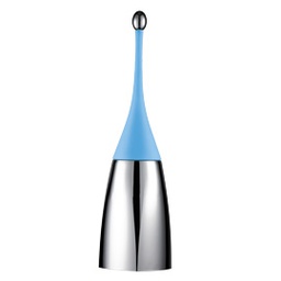 [73969] Portascopino da terra H48,5cm azzurro Soft Touch