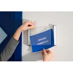 [53827] PORTA TARGA A6 - 15x10,5cm APPENDIBILE WALL SIGN