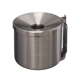 [89992] Posacenere murale Nido 2Lt inox satinato