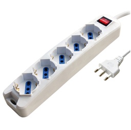 [57914] PRESA MULTIPLA 5 PRESE MULTISTANDARD TEDESCO-ITALIANO MELCHIONI