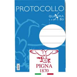 [54916] PROTOCOLLO A4 1RIGO 200FG 80GR PIGNA