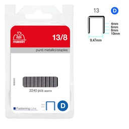 [47771] PUNTI 13/8 IN BLISTER DA 2240 P. RO-MA