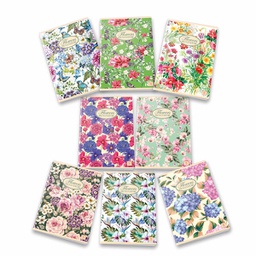 [97642] Quaderno A5 40fg+2 80gr 5mm NATURE FLOWERS Pigna