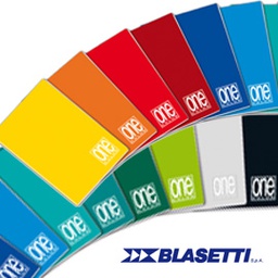 [59609] QUADERNO A5 riga di 1a 20fg+1 80gr ONE COLOR BLASETTI