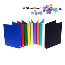 [STL7028] Raccoglitore 4R 30mm 22X30 rivestito in PPL azzurro KingColor STARLINE