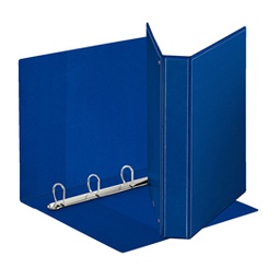 [80300] Raccoglitore DISPLAY MAXI 22x30cm 4D H30mm blu personalizzabile ESSELTE