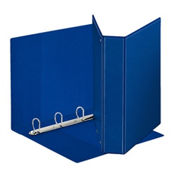 [80302] Raccoglitore DISPLAY MAXI 22x30cm 4D H50mm blu personalizzabile ESSELTE