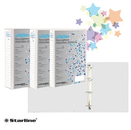 [STL7038] Raccoglitore KingShow 65 A4 4D bianco 22X30cm personalizzabile STARLINE