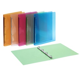 [86349] Raccoglitore Lumina 22X30 4 anelli tondi D15 PP blu Favorit