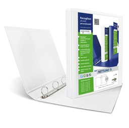 [86225] Raccoglitore personalizzabile NETTUNO TI 30 4D A4 22x30cm bianco SEI ROTA