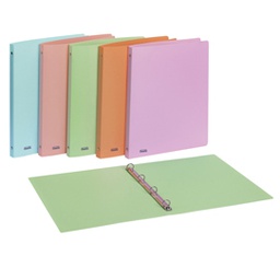 [86337] Raccoglitore PPL PASTEL rosa 22x30mm 4R dorso 15 Favorit