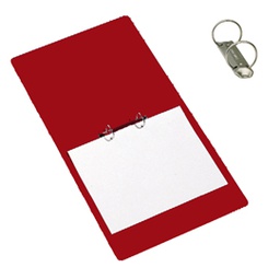 [37428] Raccoglitore Presspan 25x33cm 2anelli 25mm rosso CDG