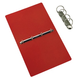 [37430] Raccoglitore Presspan 25x33cm 4anelli 25mm rosso CDG