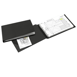 [94153] Raccoglitore SANREMO 2000 40 4D nero 42x30cm A3-album SEI ROTA