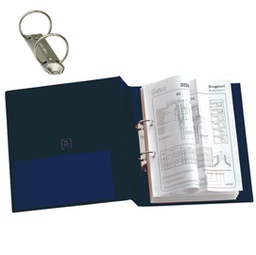 [25438] Raccoglitore STELVIO 25 A5 2R blu 15x21cm SEI ROTA