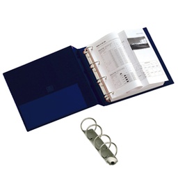 [25472] Raccoglitore STELVIO 30 A4 4R blu 22x30cm SEI ROTA
