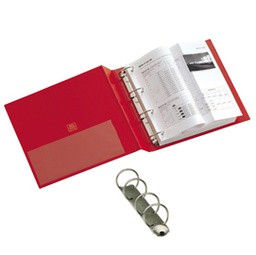 [25473] Raccoglitore STELVIO 30 A4 4R rosso 22x30cm SEI ROTA