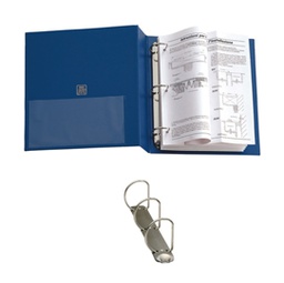 [25454] Raccoglitore STELVIO 40 A4 3D blu 22x30cm SEI ROTA