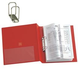 [25453] Raccoglitore STELVIO 65 A4 2Q rosso 22x30cm SEI ROTA
