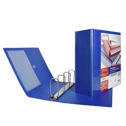 [89204] Raccoglitore STELVIO TI 100 A4 4Q 22x30cm blu personalizzabile SEI ROTA