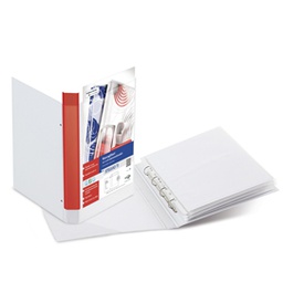 [68025] Raccoglitore STELVIO TI 25 4D A3 30x42cm libro bianco personalizzabile SEI ROTA