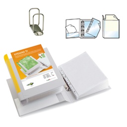 [46839] Raccoglitore STELVIO TI 65 A4 2Q 22x30cm bianco personalizzabile SEI ROTA