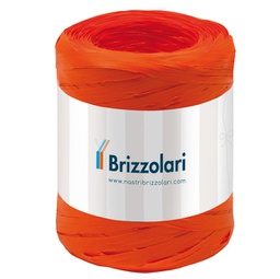 [88165] Rafia sintetica 6802 5mmx200mt colore arancione 12 Brizzolari
