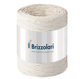 [88164] Rafia sintetica 6802 5mmx200mt colore avorio 25 Brizzolari