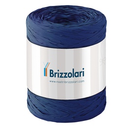 [88172] Rafia sintetica 6802 5mmx200mt colore blu scuro 37 Brizzolari