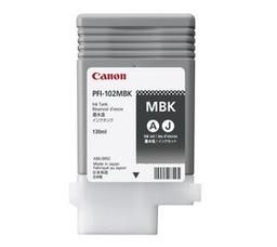 [CANINKPFI102OB] REFILL OPACO NERO MATTE PFI-102MBK IPF500/600/700