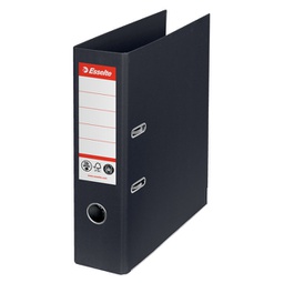 [94143] Registratore a leva Dorso 75mm nero CO2 neutral Esselte