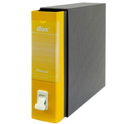 [51241] Registratore Dox 2 giallo dorso 8cm f.to protocollo Esselte