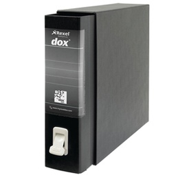 [51242] Registratore DOX 2 nero dorso 8cm f.to protocollo Esselte