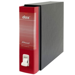 [51243] Registratore Dox 2 rosso dorso 8cm f.to protocollo Esselte