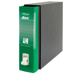 [51244] Registratore Dox 2 verde dorso 8cm f.to protocollo Esselte