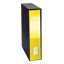[51258] Registratore Dox 5 giallo dorso 5cm f.to protocollo Esselte