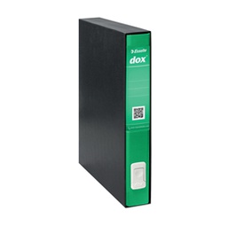 [51260] Registratore Dox 5 verde dorso 5cm f.to protocollo Esselte
