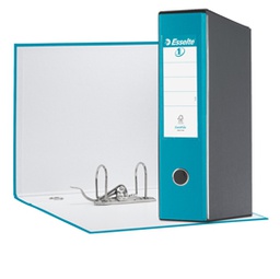 [64553] Registratore EUROFILE G55 turchese dorso 8cm f.to protocollo ESSELTE