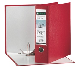 [53903] Registratore LEITZ 180  G65 rosso dorso 8cm f.to protocollo LEITZ