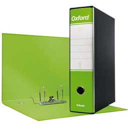 [63413] Registratore OXFORD G83 verde lime dorso 8cm f.to commerciale ESSELTE