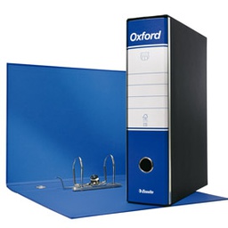 [50923] Registratore OXFORD G85 blu dorso 8cm f.to protocollo ESSELTE