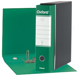 [50925] Registratore OXFORD G85 verde dorso 8cm f.to protocollo ESSELTE