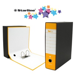 [STL4011] Registratore STARBOX f.to commerciale dorso 8cm giallo STARLINE