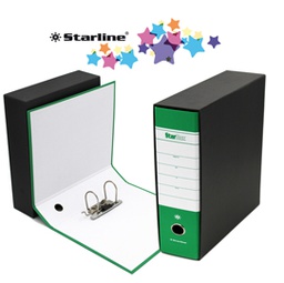 [STL4010] Registratore STARBOX f.to commerciale dorso 8cm verde STARLINE