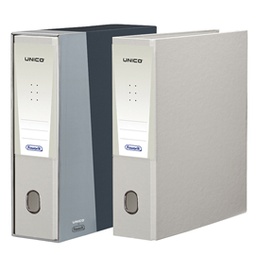 [48603] Registratore Unico c/custodia grigio dorso 8cm f.to protocollo Favorit