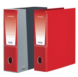 [47945] Registratore Unico c/custodia rosso dorso 8cm f.to protocollo Favorit