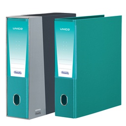 [52876] Registratore Unico c/custodia verde acqua dorso 8cm f.to protocollo Favorit