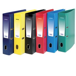 [53460] Registratore Unico Rado s/custodia giallo dorso 8cm f.to protocollo Favorit