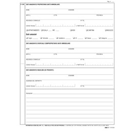 [70039] REGISTRO ANAGRAFICA CONDOMINIALE 297X210mm 48PAG E2528